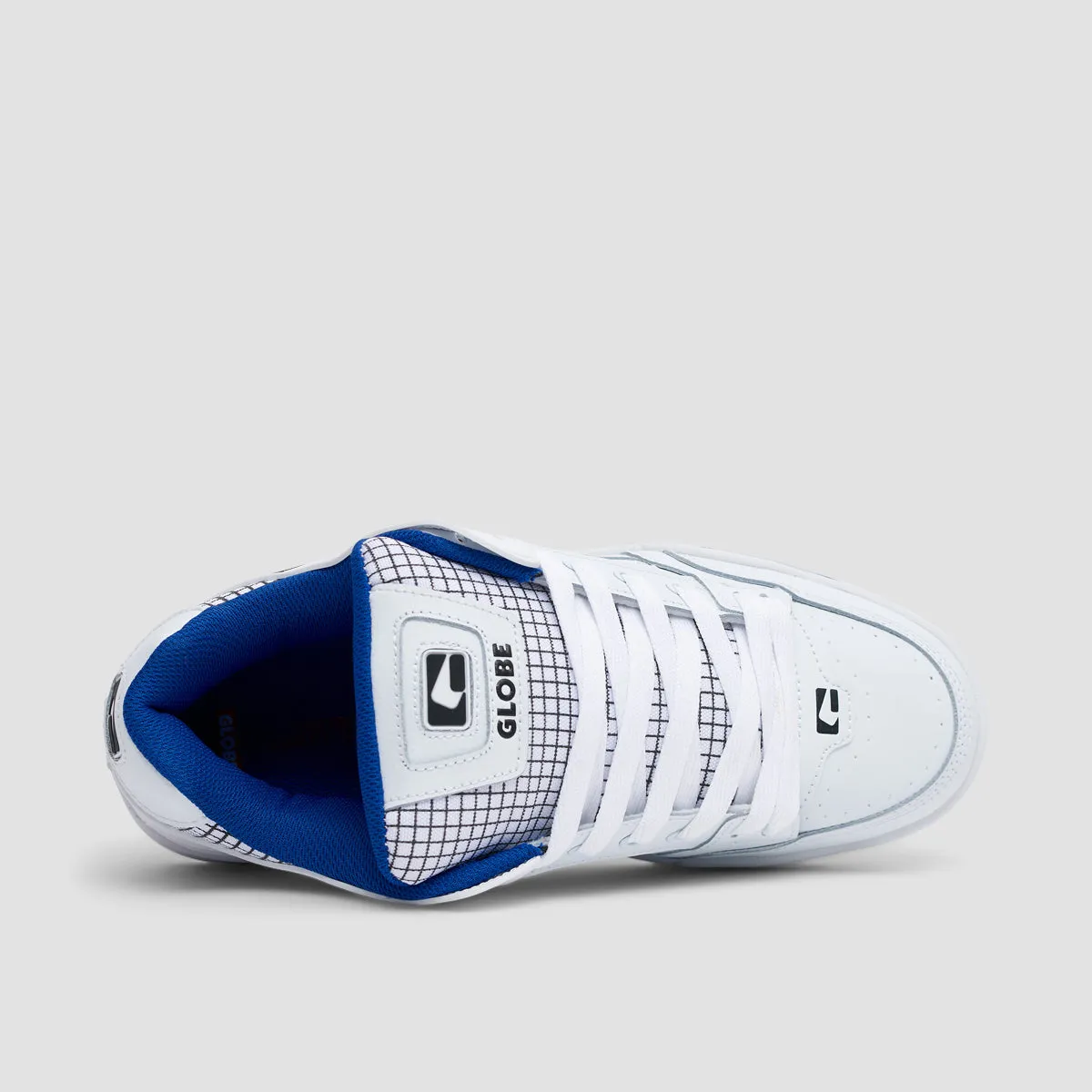 Globe Tilt Shoes - White/Cobalt