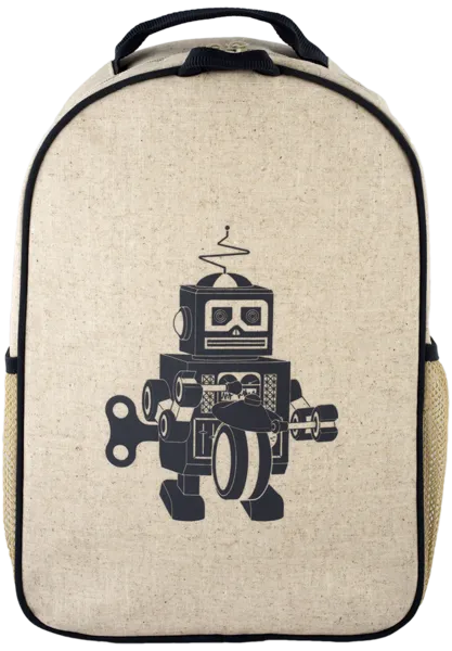 Grey Robot Toddler Backpack