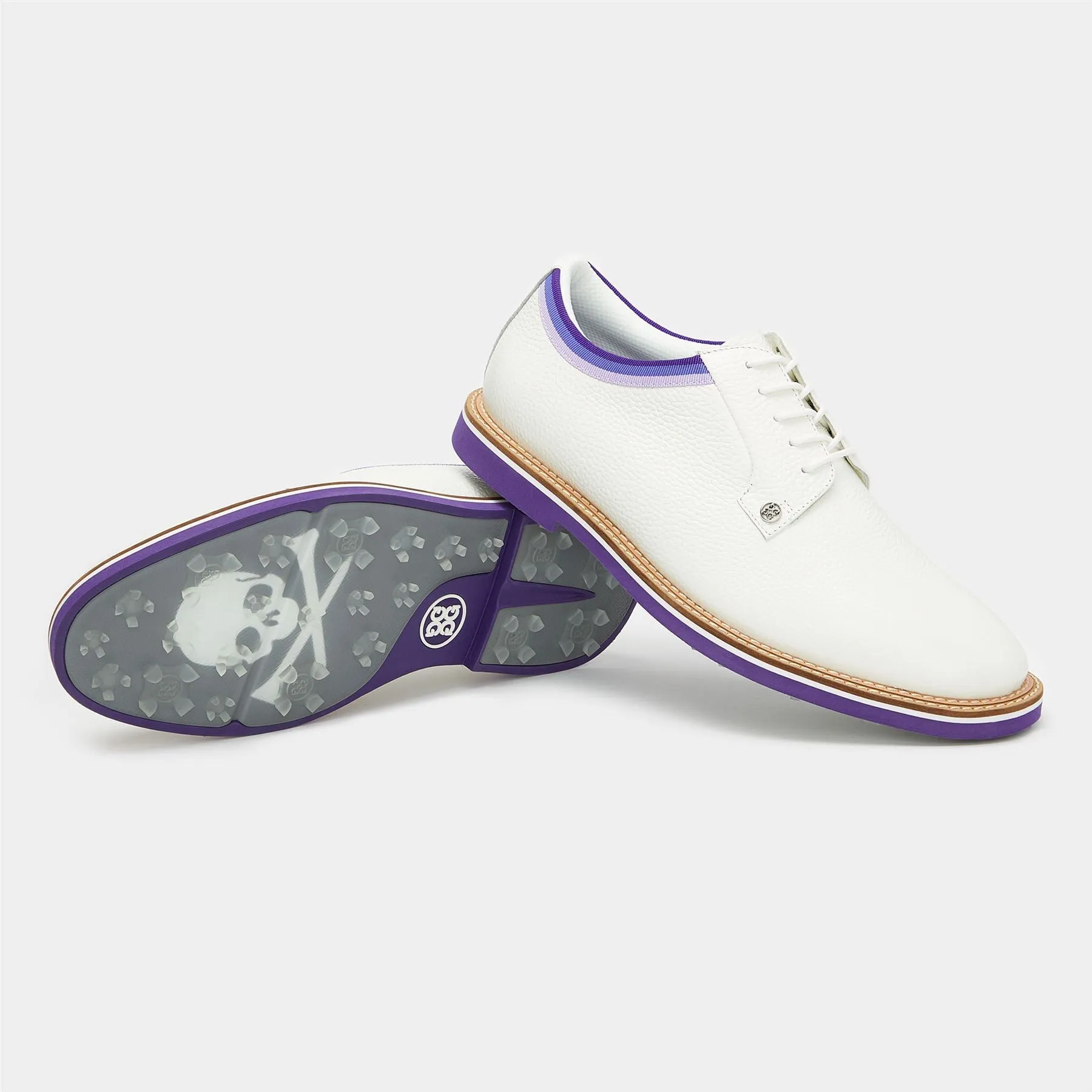 Grosgrain Leather Welt Gallivanter Golf Shoes Snow - SS24