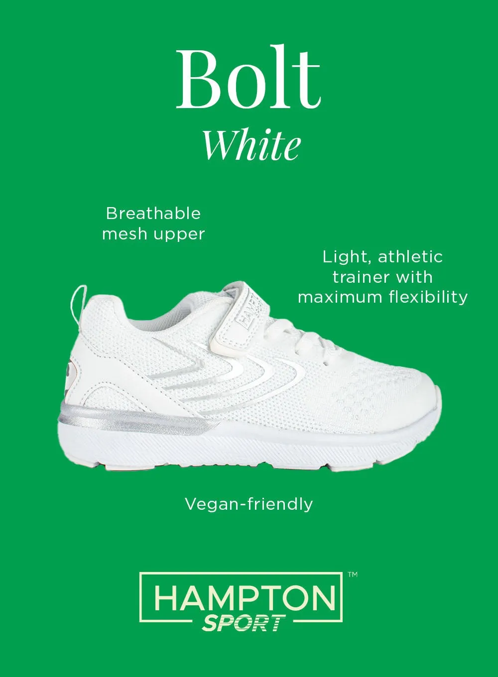 Hampton Sport Bolt Trainers in White