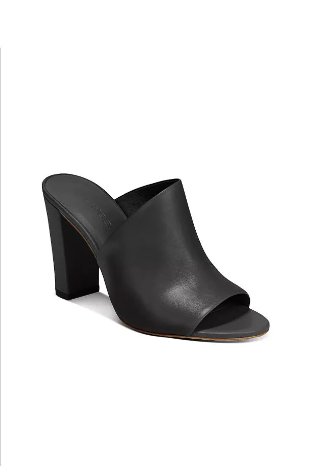 Hanna Leather Mule - Black