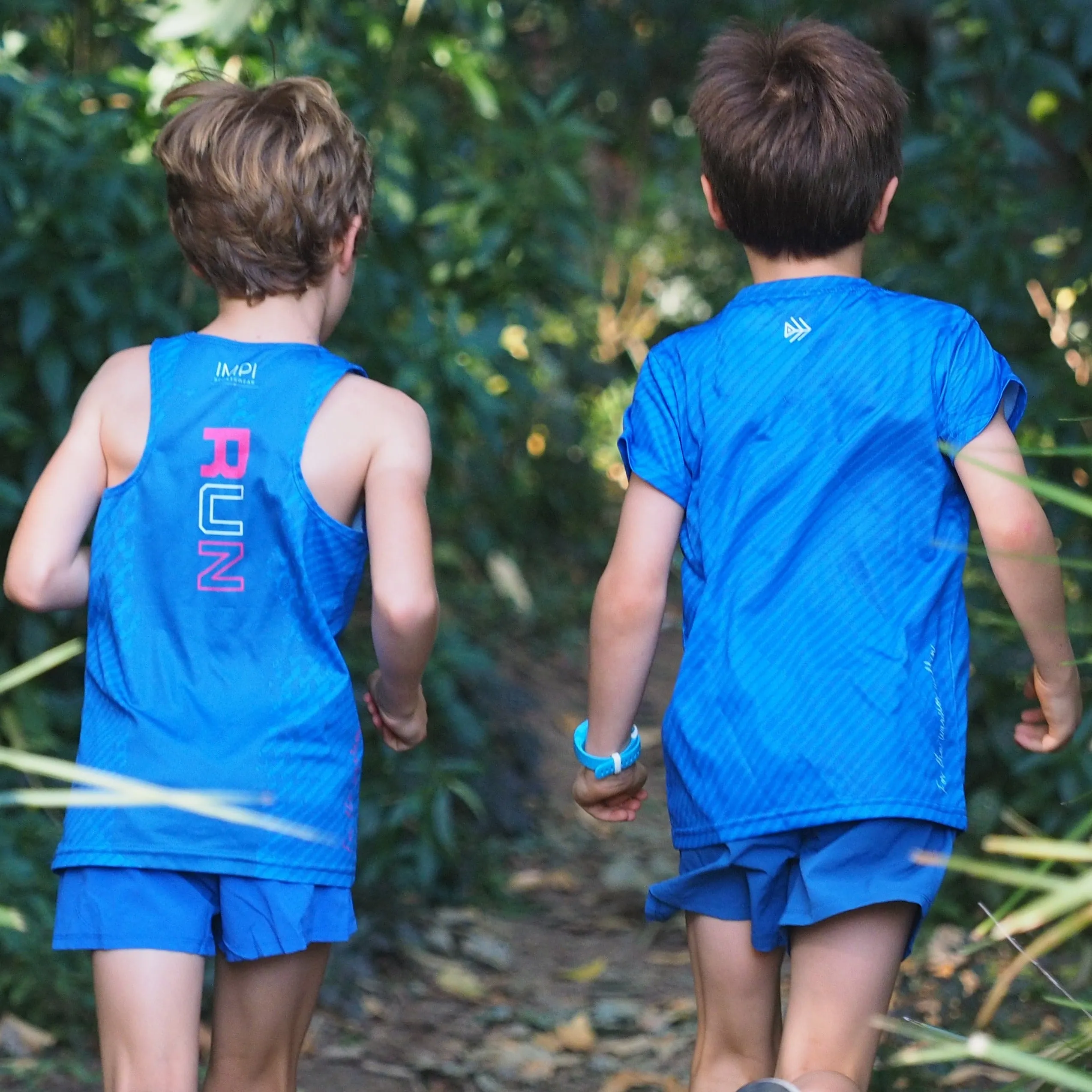 IMPI Boys Running Tee - Blue