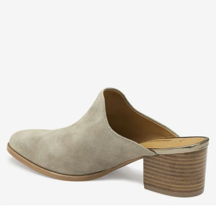 Johnston & Murphy Trista Mule Taupe Suede