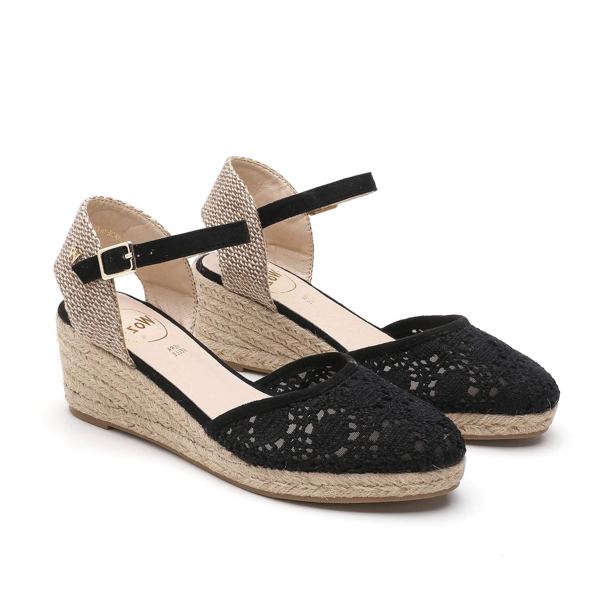 Kelly Black Espadrilles