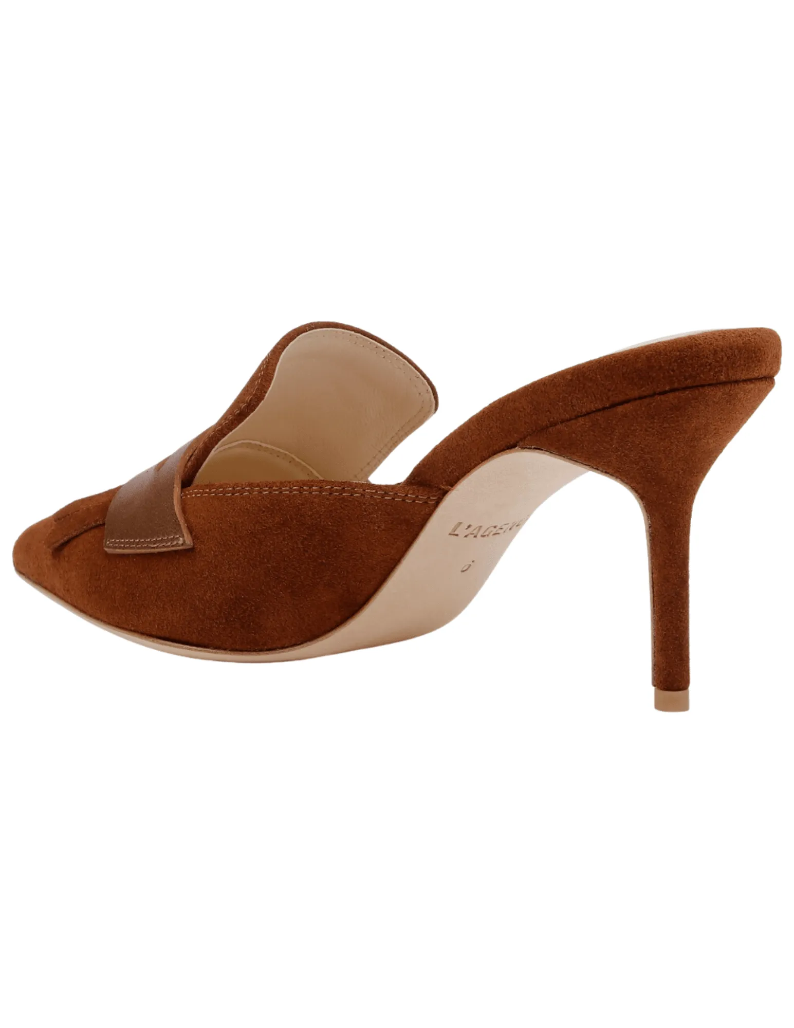 L'Agence Bijou Kiltie Loafer Mule Pump