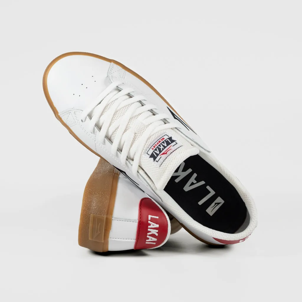 Lakai - Newport Shoes - White / Gum