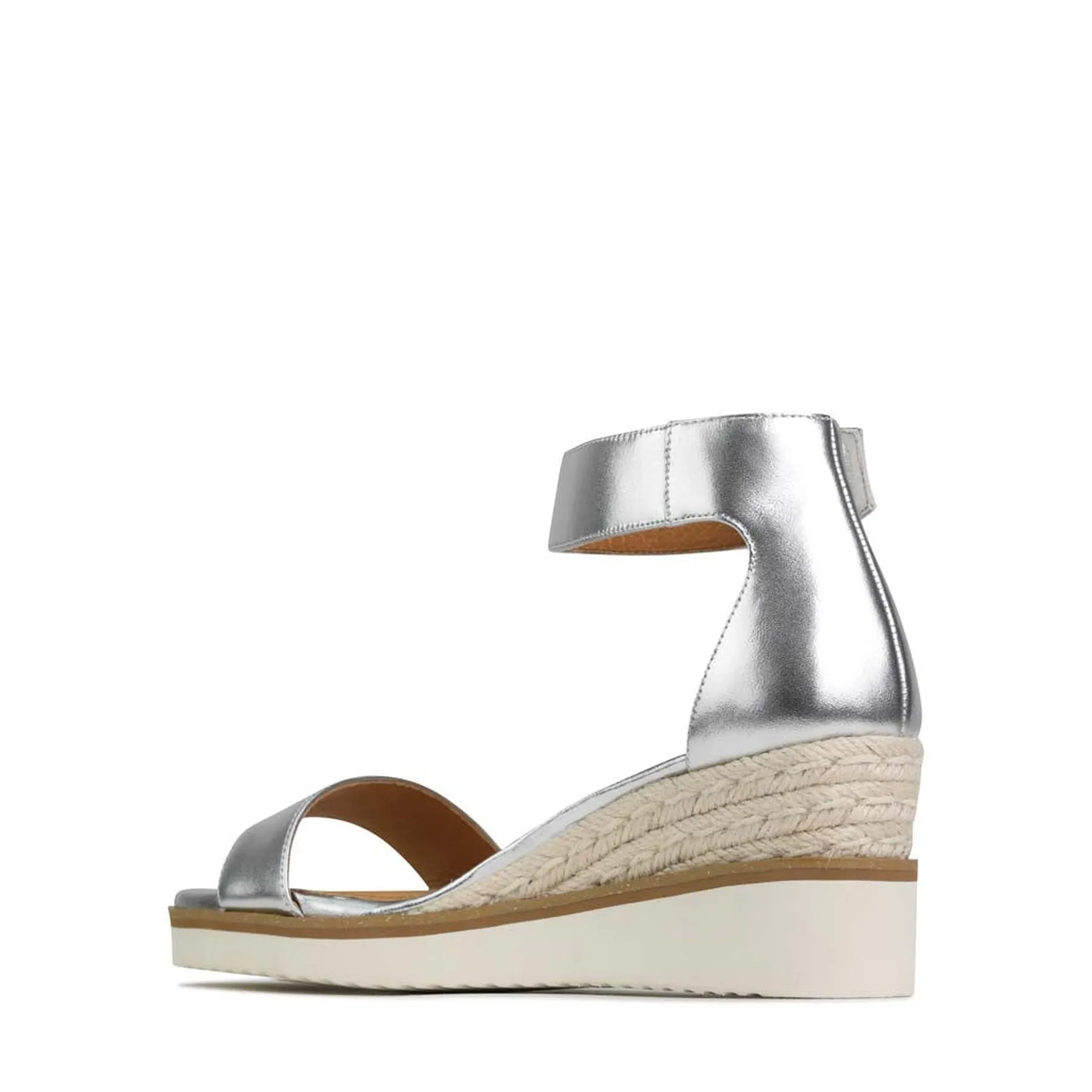 LAZY LEATHER ESPADRILLES SANDALS