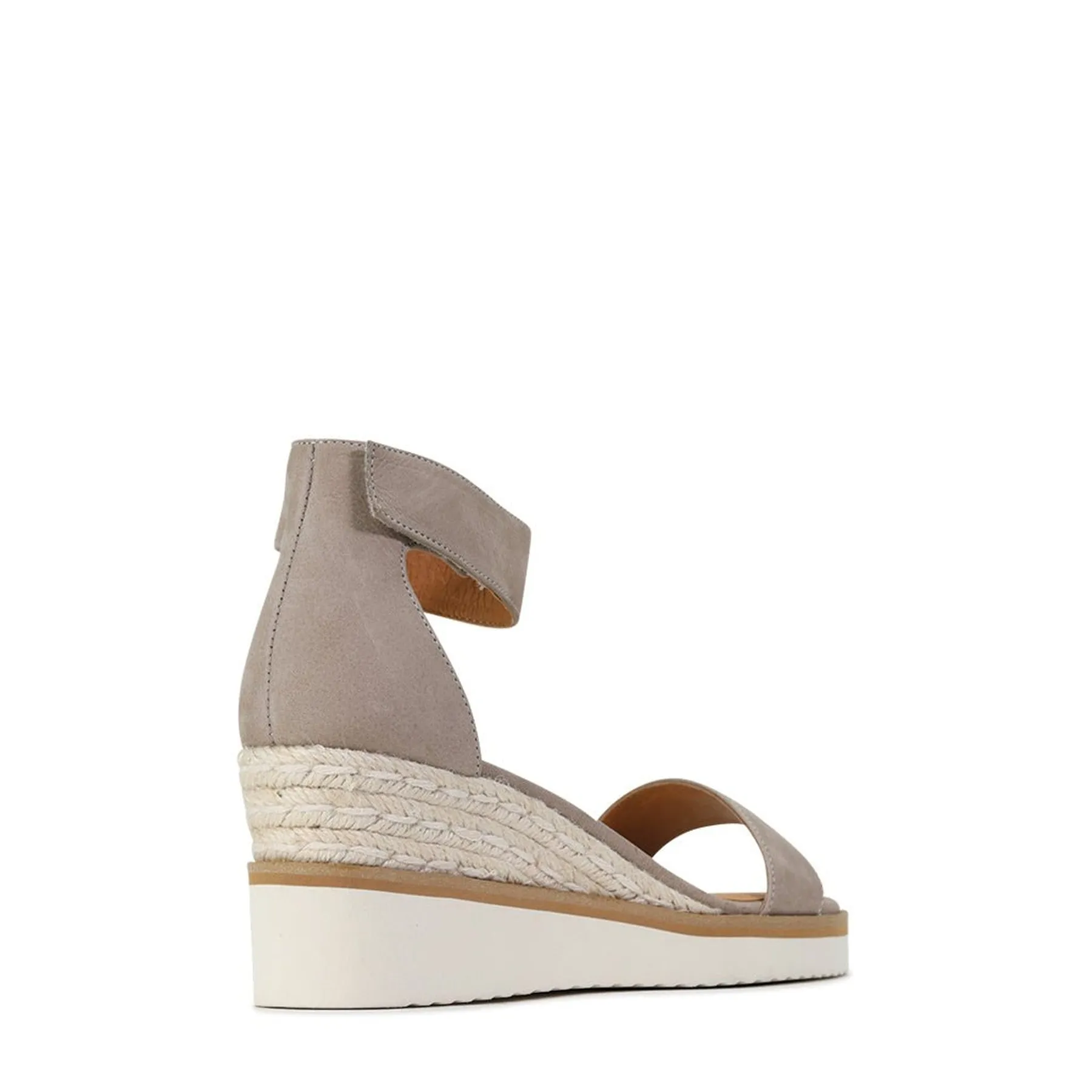 LAZY LEATHER ESPADRILLES SANDALS