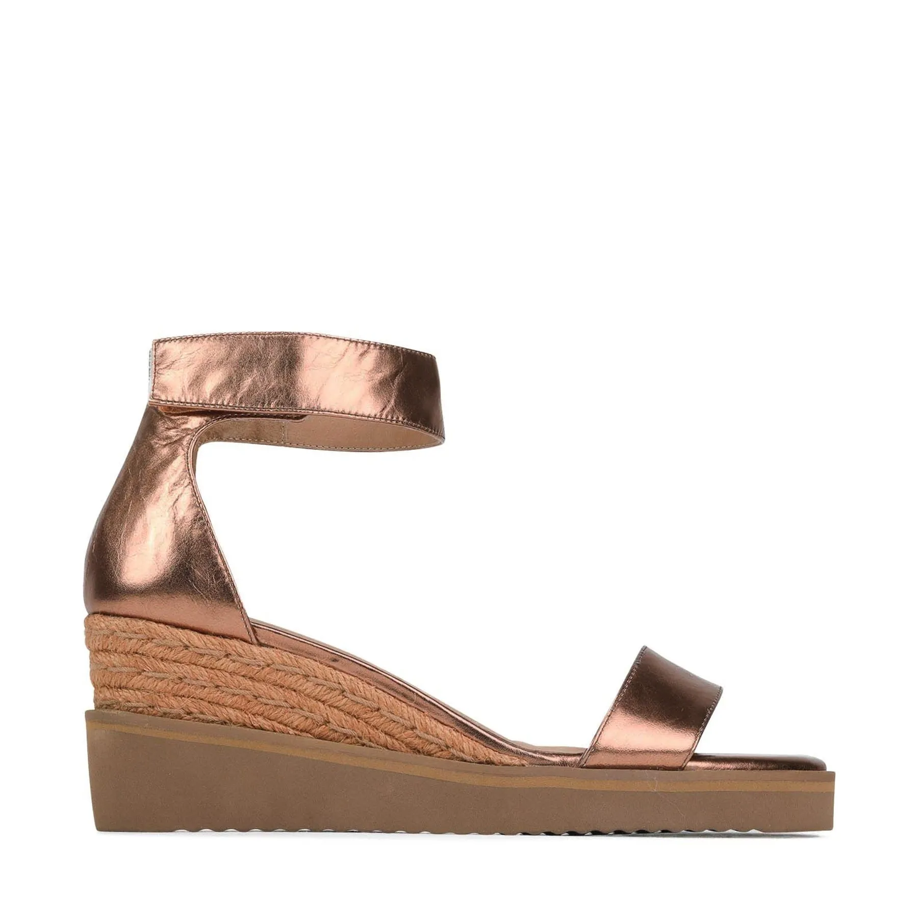 LAZY LEATHER ESPADRILLES SANDALS