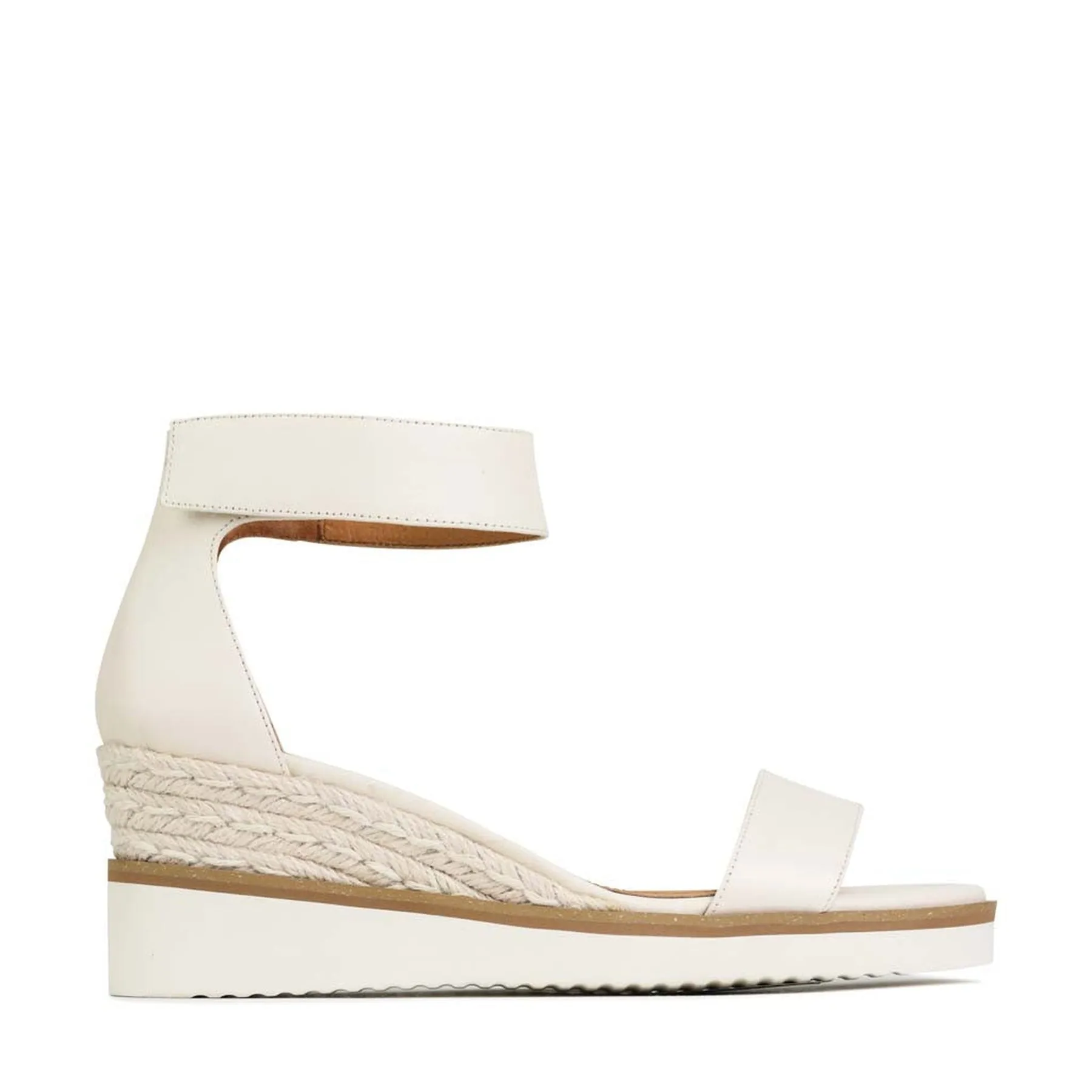 LAZY LEATHER ESPADRILLES SANDALS