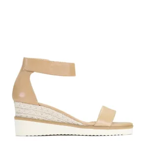 LAZY LEATHER ESPADRILLES SANDALS