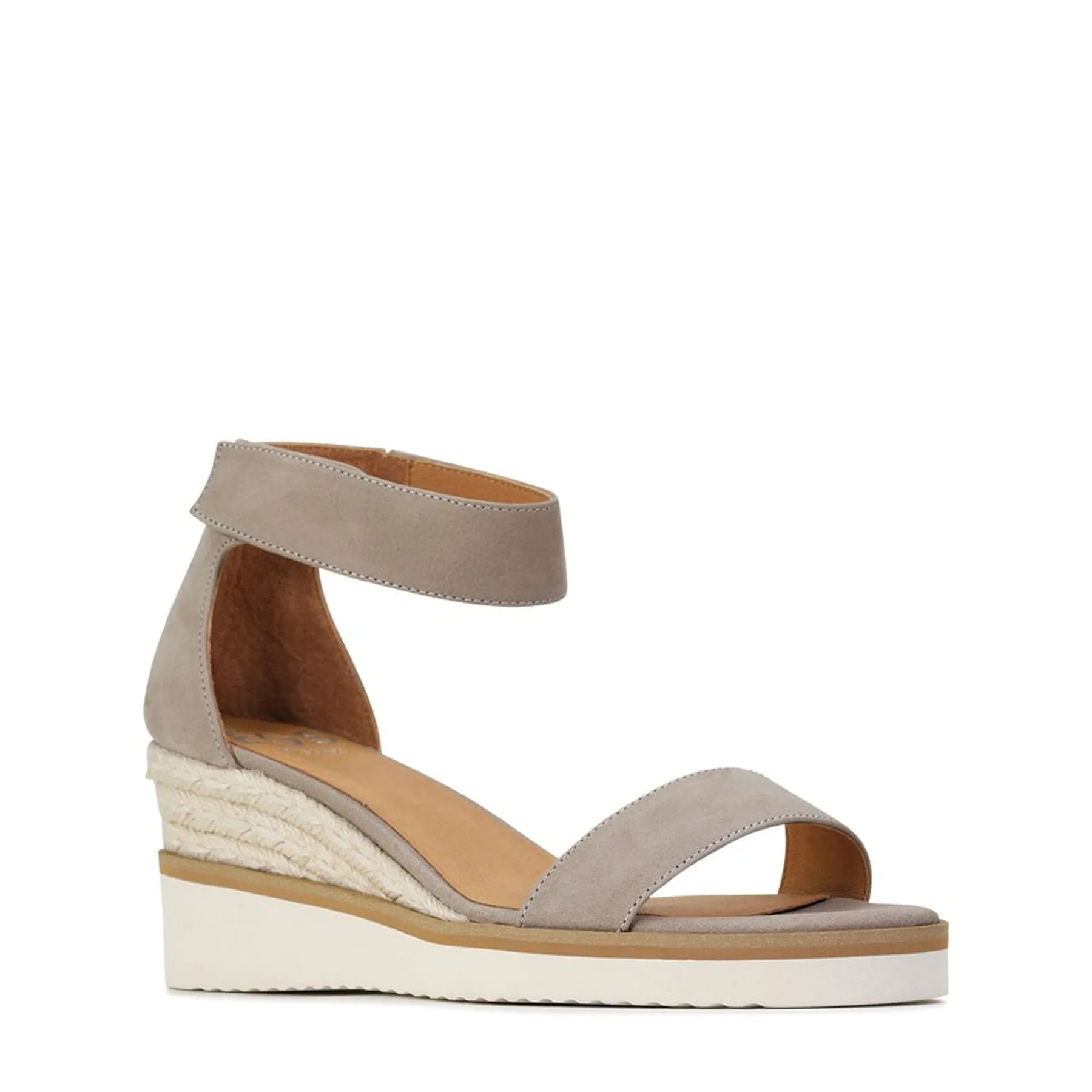 LAZY LEATHER ESPADRILLES SANDALS