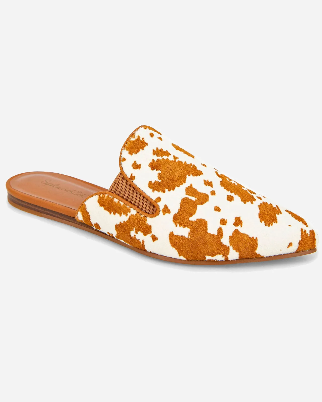 Liza Caramel Print Mule