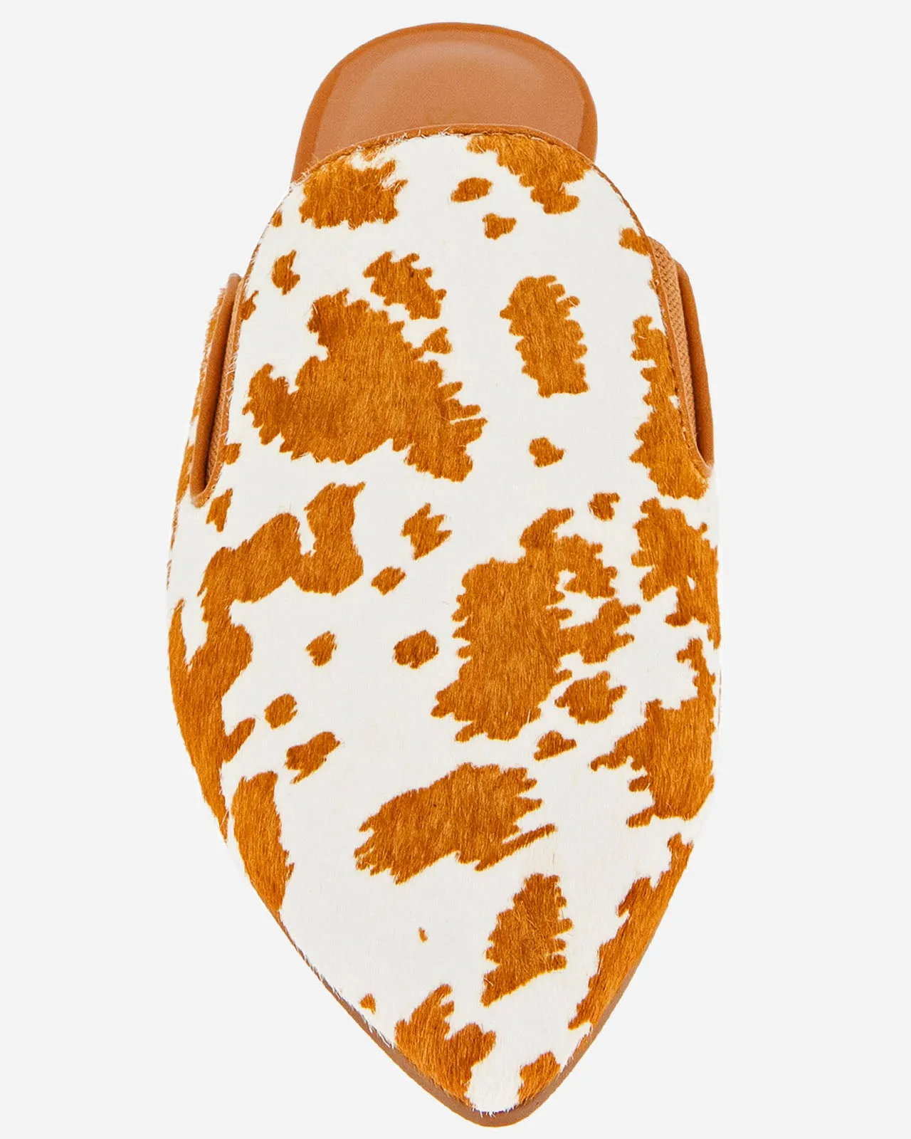 Liza Caramel Print Mule