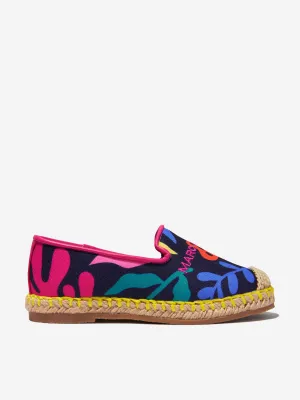 MARC JACOBS Girls Canvas Espadrilles in Multicolour