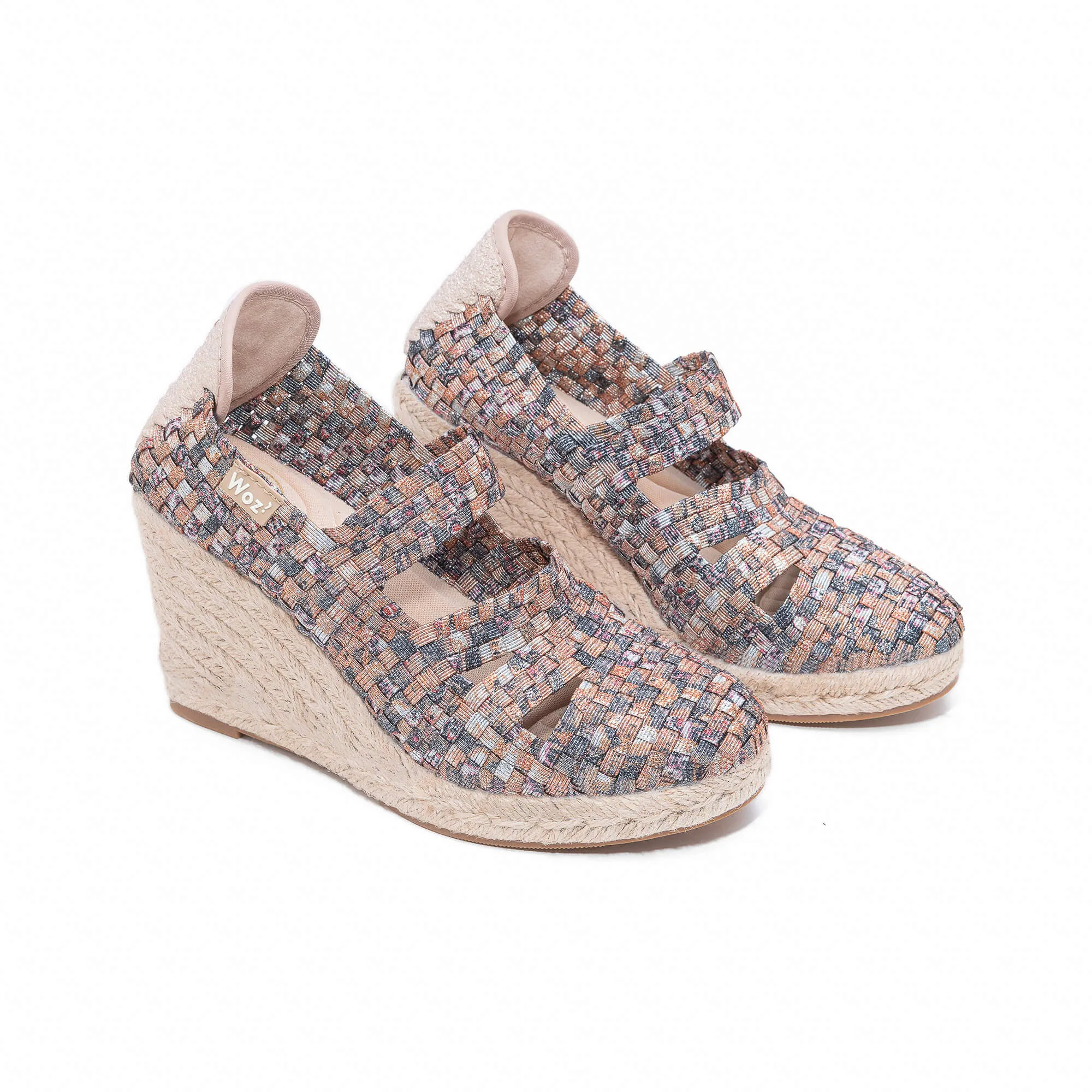 Massa Copper Silver Gold Espadrilles