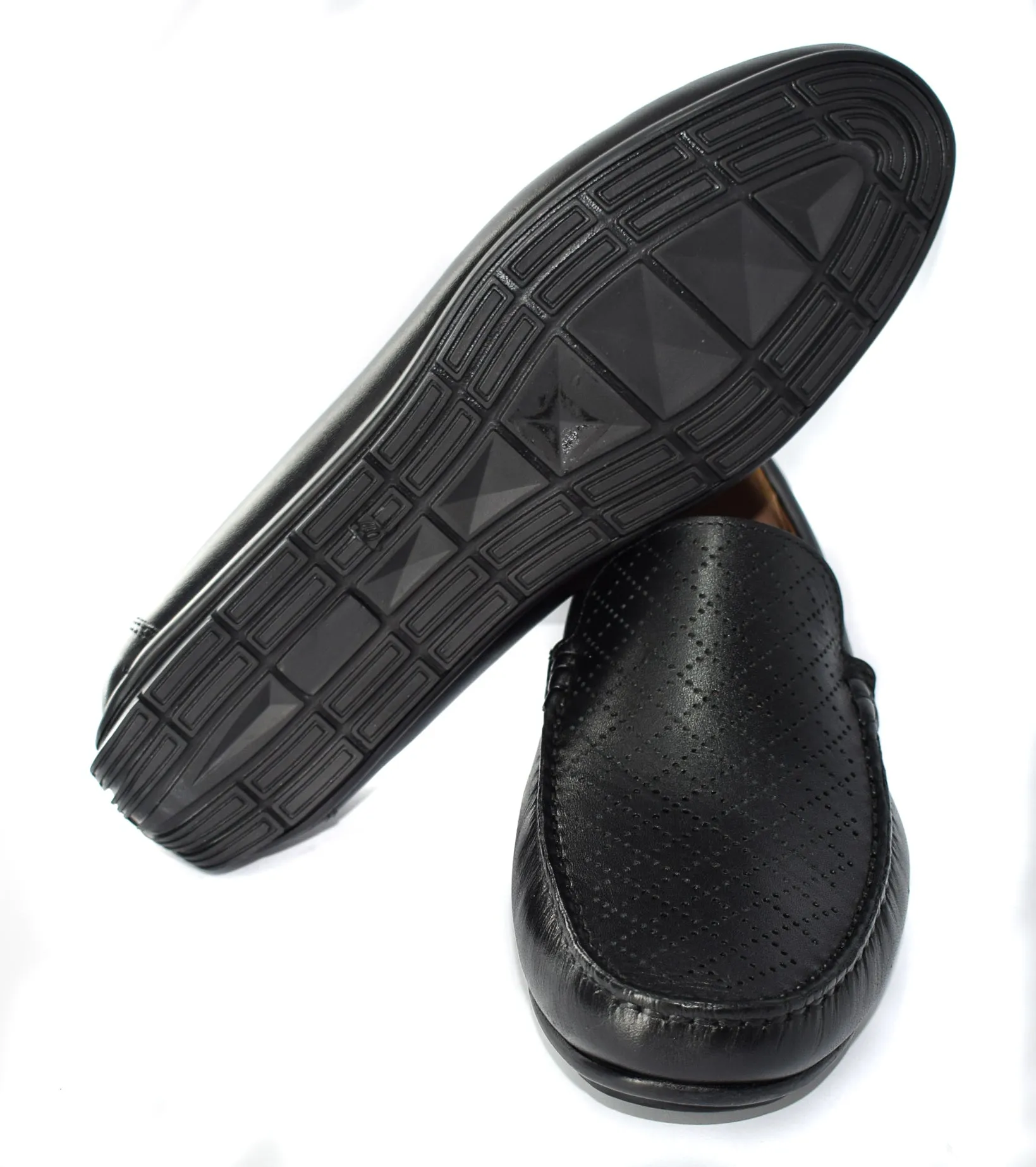 MENS LEATHER FORMAL/CASUAL SLIP ON LOAFERS/SHOES