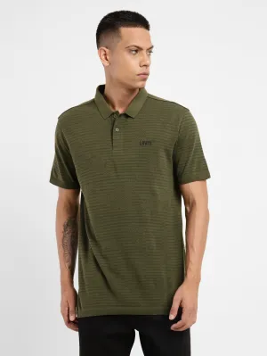 Men's Self Design Polo T shirt