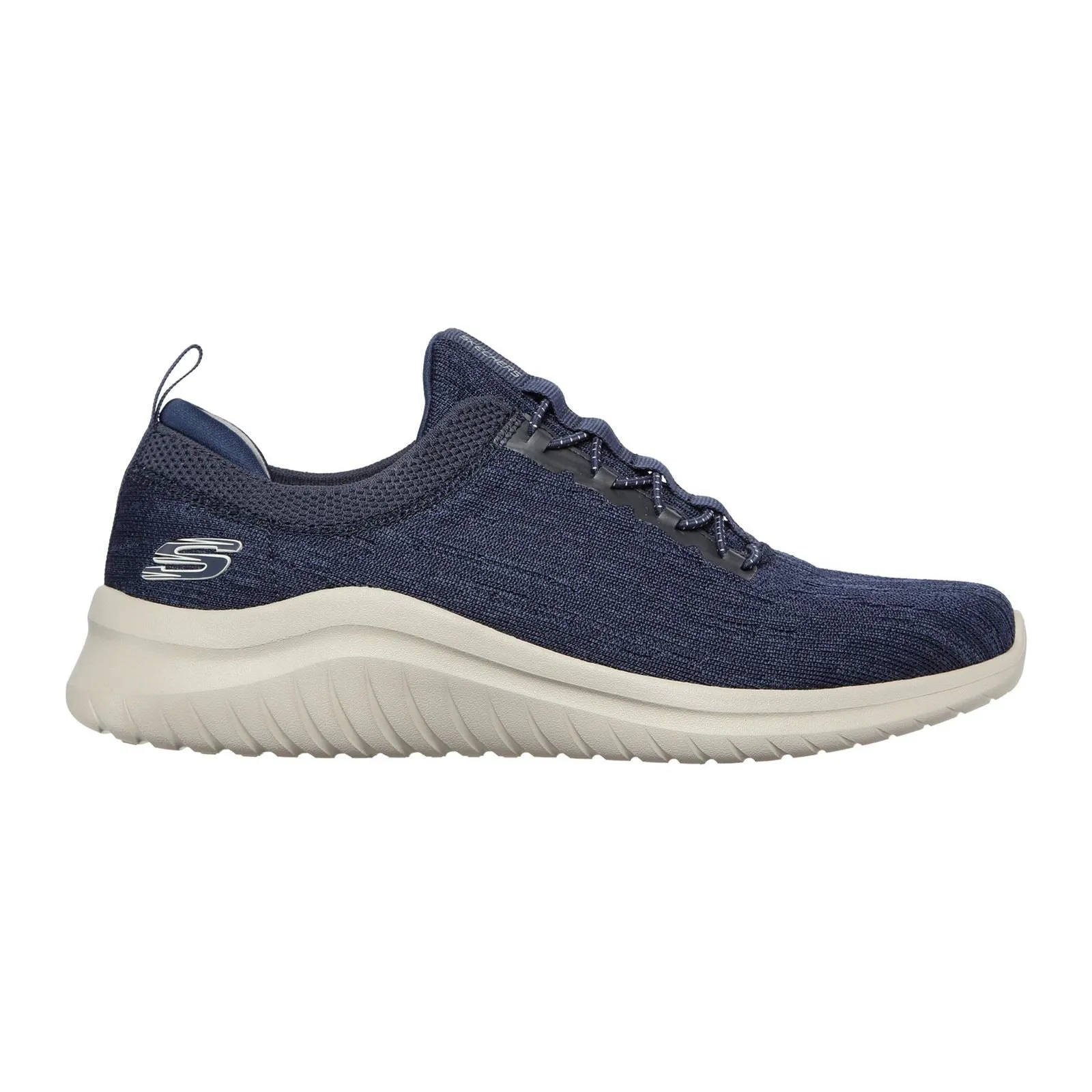 Men's Wide Fit Skechers 232206 Ultra Flex 2.0 Cryptic Trainers - Navy