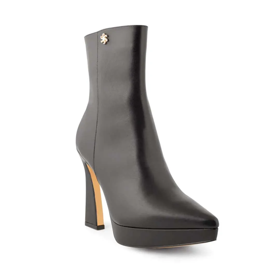 MILA | BOTIN DE PIEL BLACK