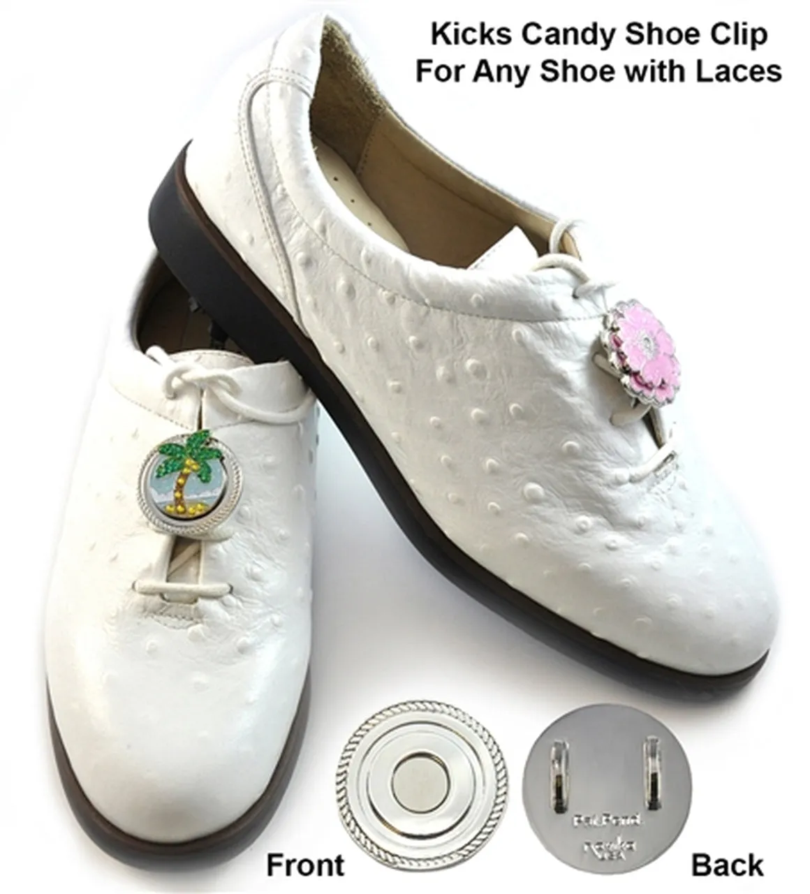 Navika: Glitzy Kicks Candy Shoe Ball Marker - Pink Queen of the Course