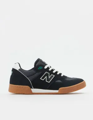 New Balance Numeric 600 Skate Shoes - Black/Gum