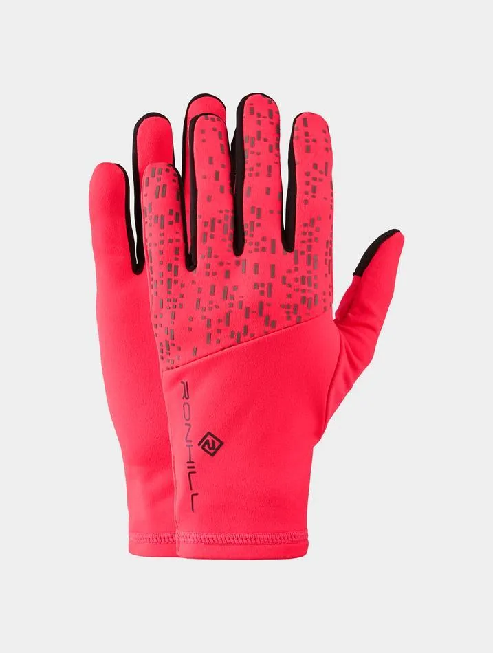 Night Runner Gloves | Hot Pink/Reflect