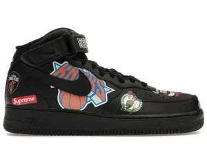 Nike Air Force 1 Mid Supreme Nba Black