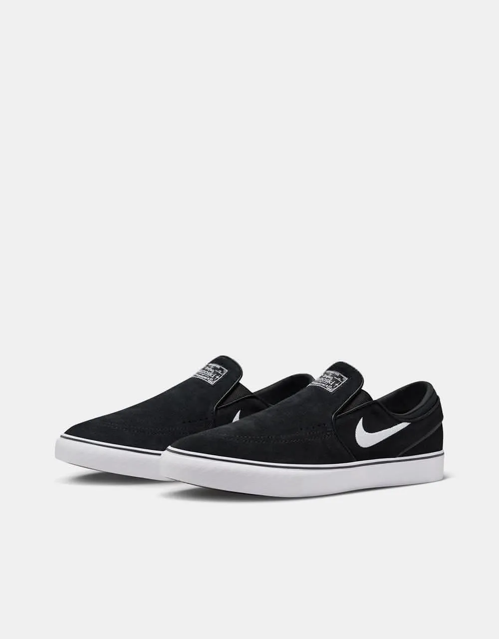 Nike SB Janoski  Slip Skate Shoes - Black/White-Black-Black-White