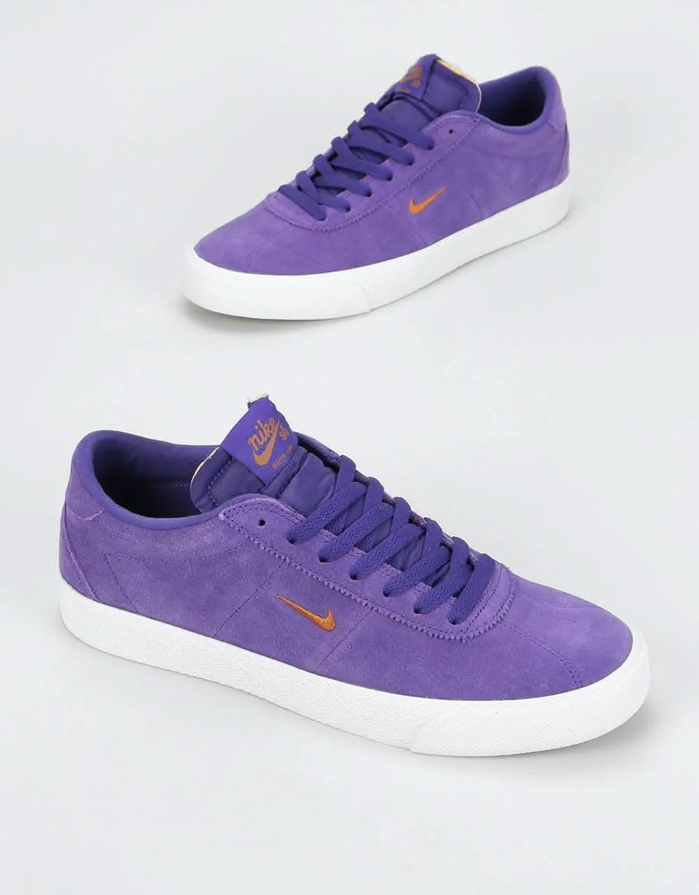 Nike SB Zoom Bruin Skate Shoes - Court Purple/Lt British Tan