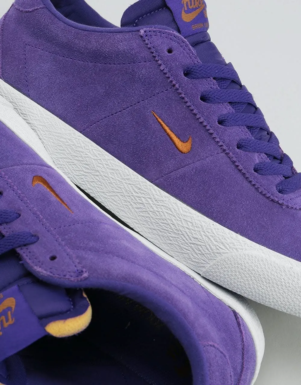 Nike SB Zoom Bruin Skate Shoes - Court Purple/Lt British Tan