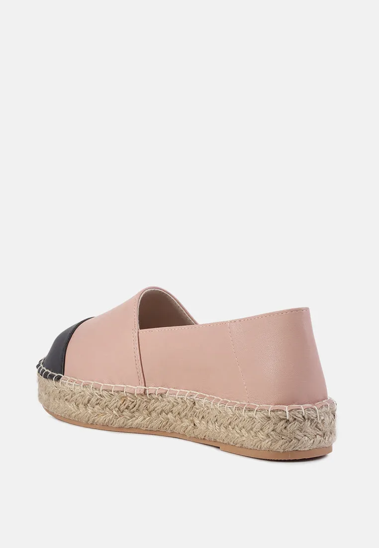 Noel Two Tone Slip-On Espadrilles