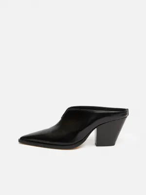 Oakley Heeled Mule | Black