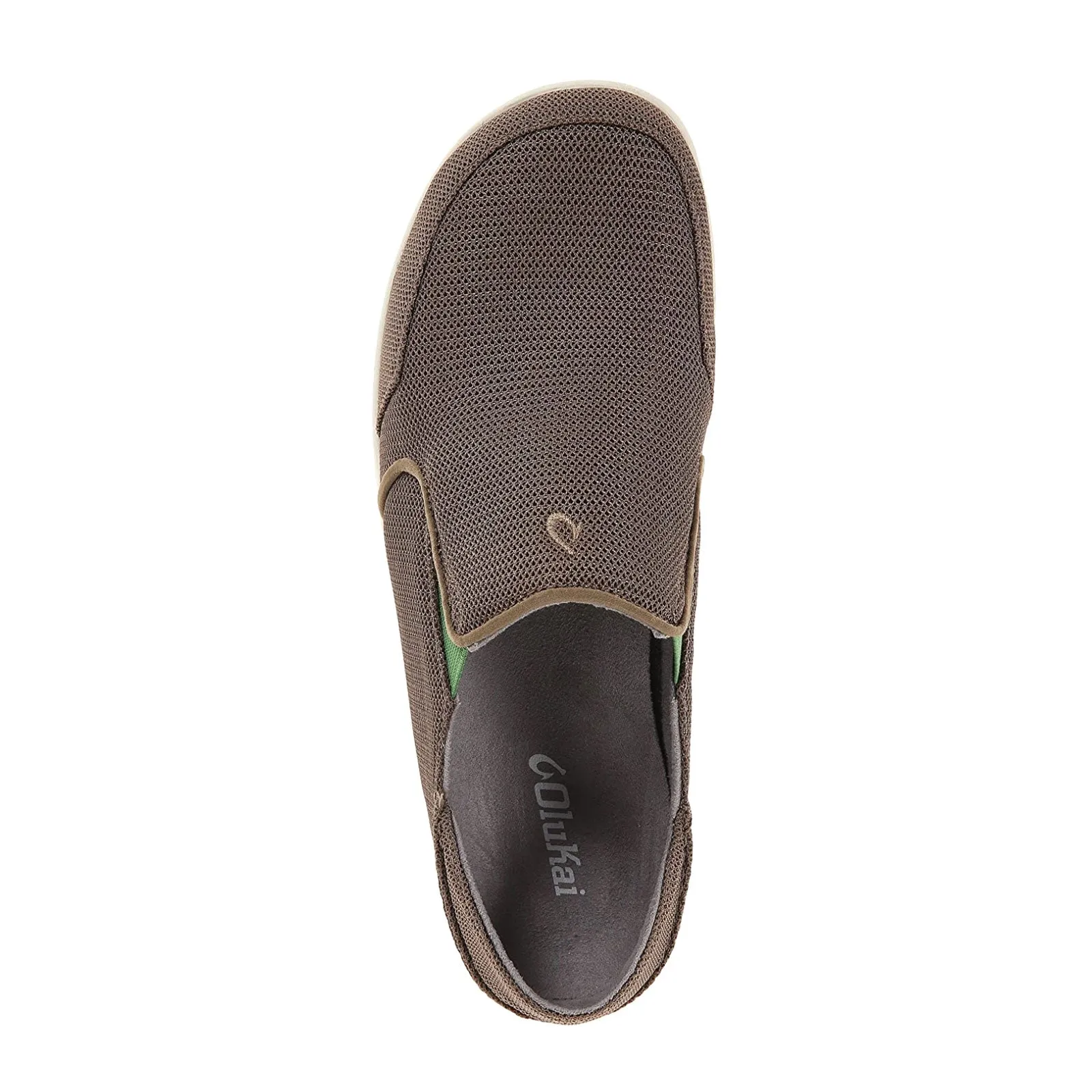 OluKai Nohea Mesh Slip On (Men) - Mustang/Lime Peel