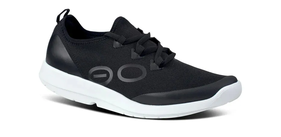 OOFOS - OOmg Sport LS Low Shoe (White/Black) - Men's