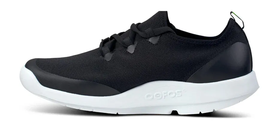 OOFOS - OOmg Sport LS Low Shoe (White/Black) - Men's