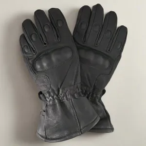 Open Road Men's Armored Gauntlet Leather Motorcycle Gloves