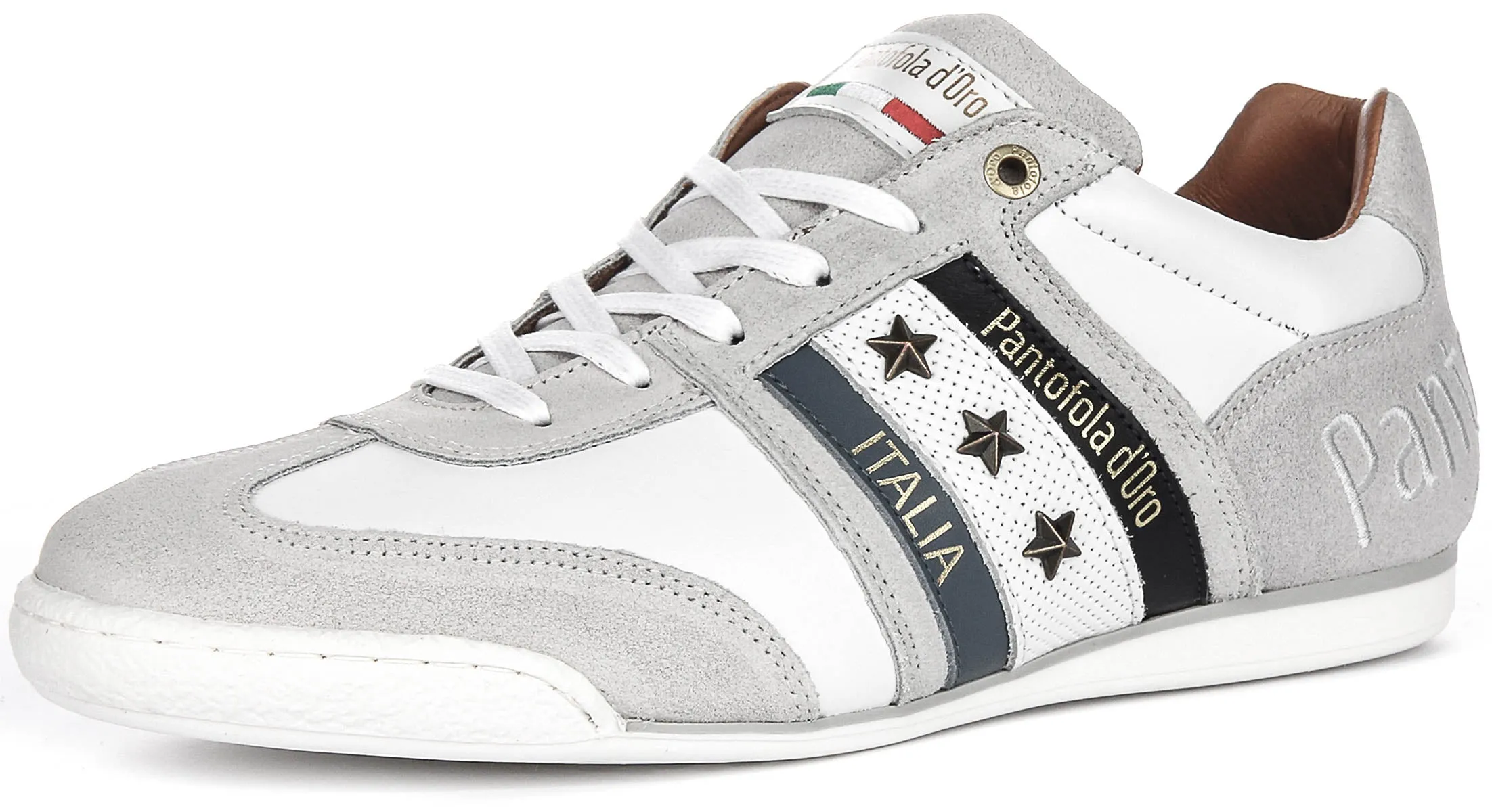 Pantofola D'Oro Imola L Stars In White Blue For Men