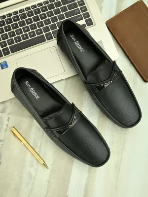 Peek Black Driving Loafers