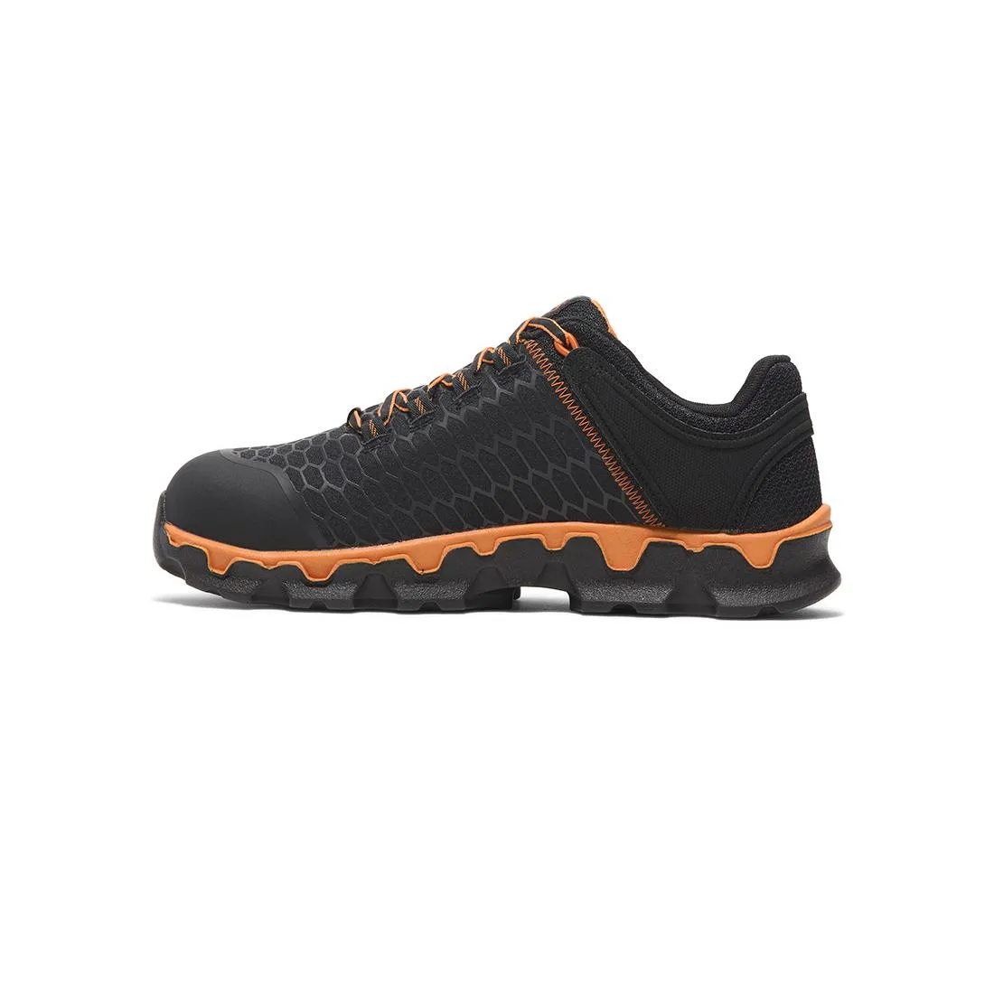 Powertrain Sport Alloy-Toe Work Shoe Black Orange