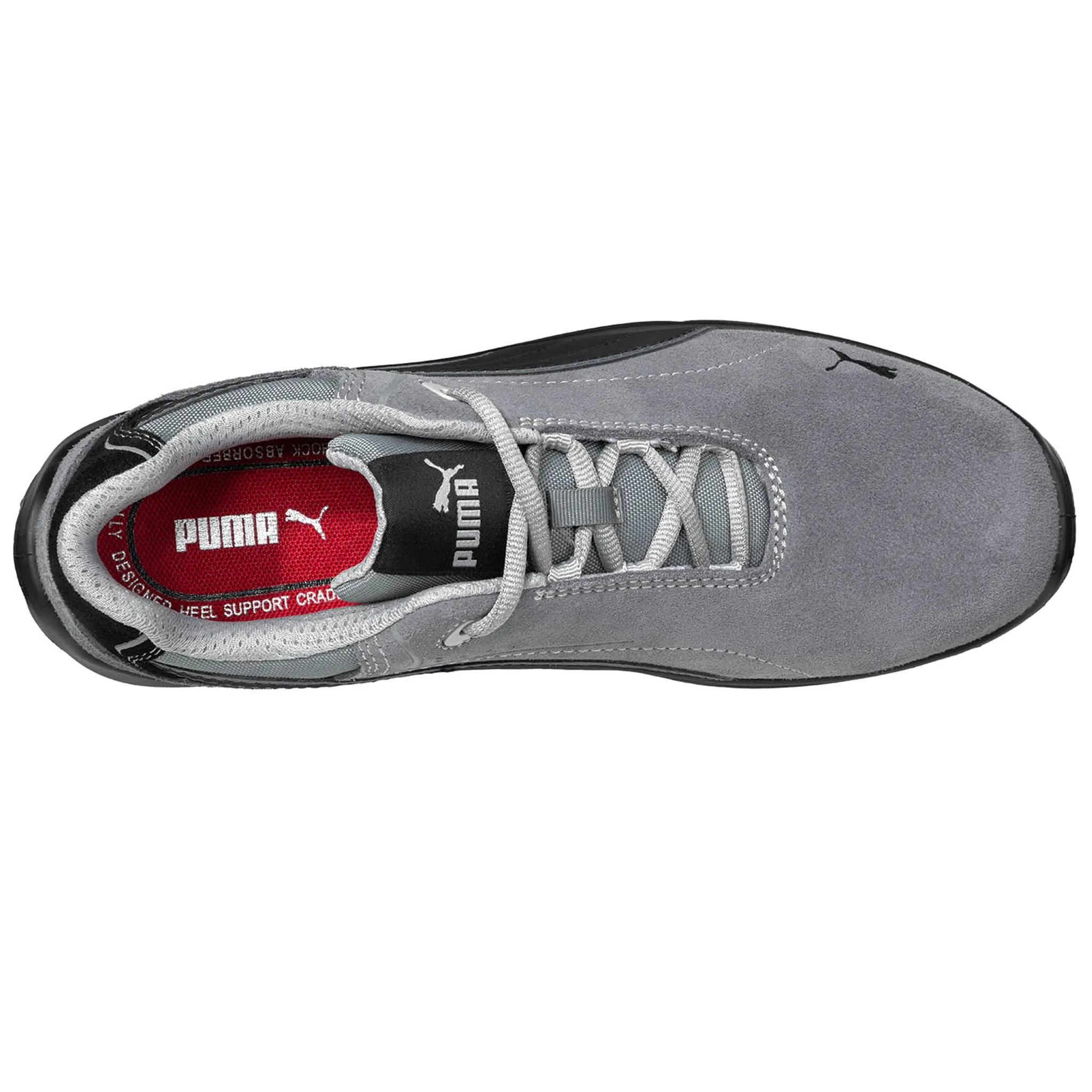 Puma Men's 643465 Touring Grey Low Composite Safety Toe Metal Free Work Shoes