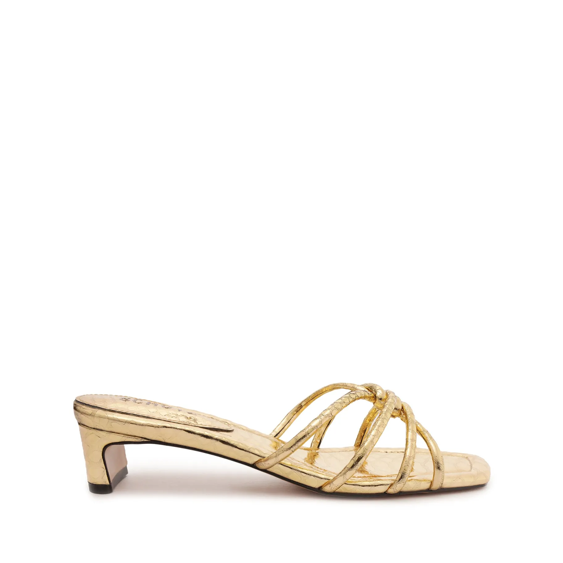 Rachel Mule Metallic Sandal