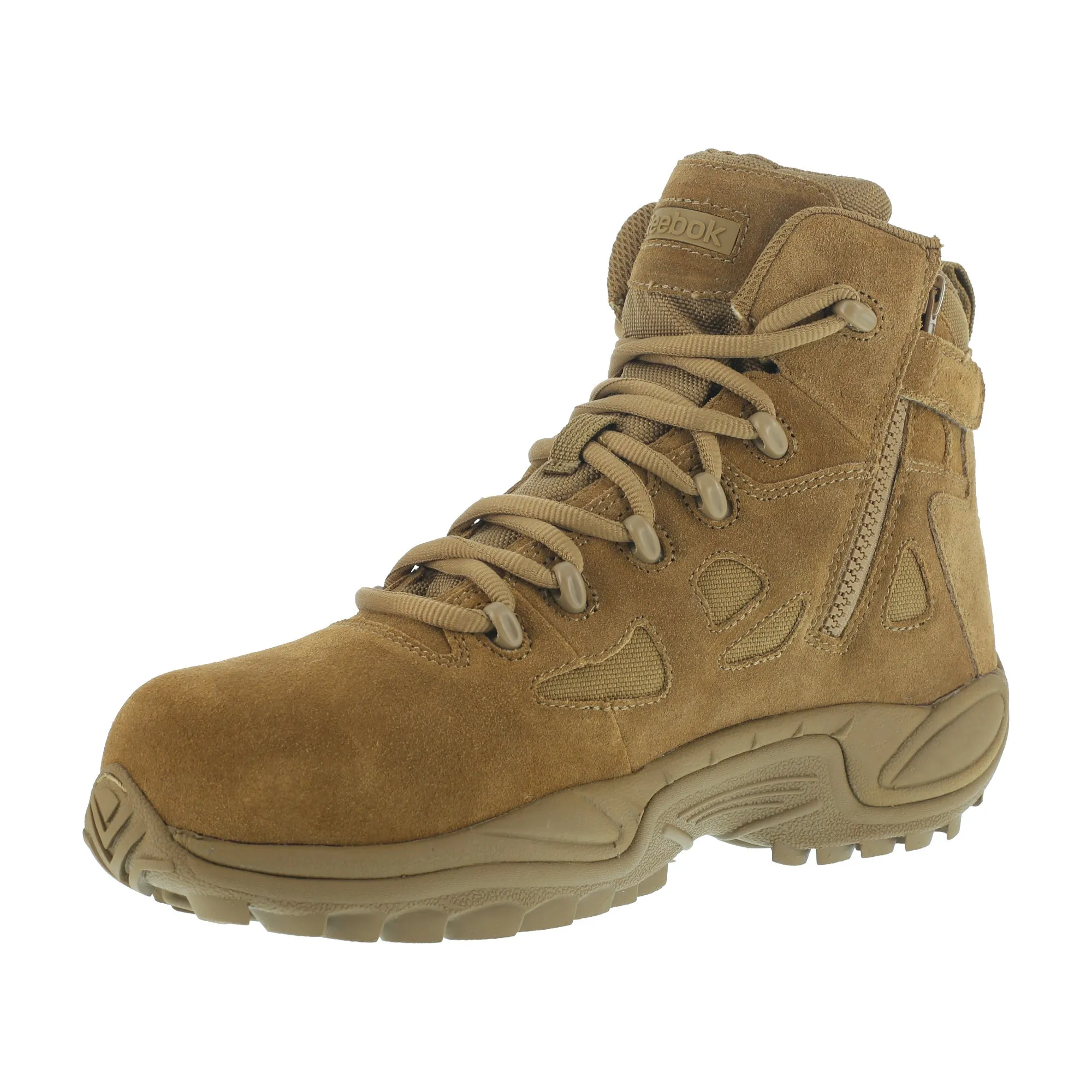 Reebok Mens Coyote Leather Military Boots RR Stealth 6in CT