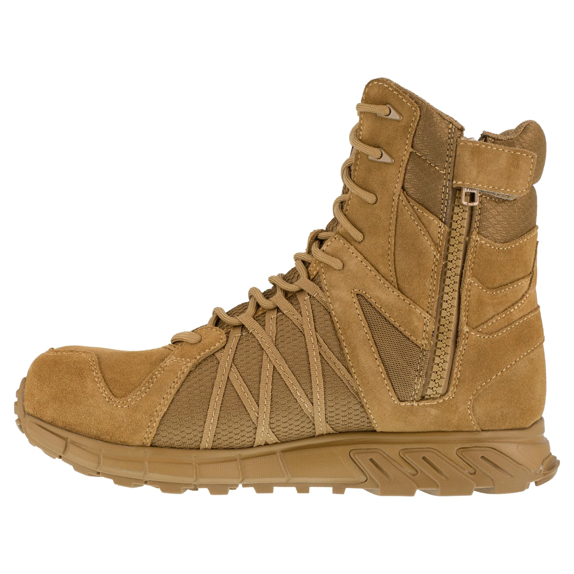 Reebok Mens Coyote Leather Work Boots Trailgrip Tactical CT