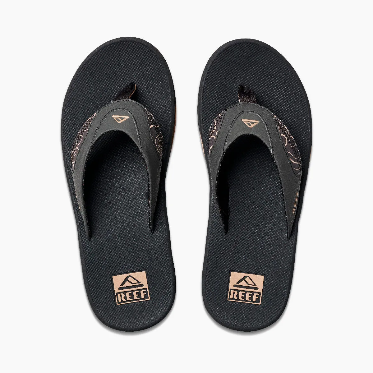 Reef Fanning Sandal-Tan Topo