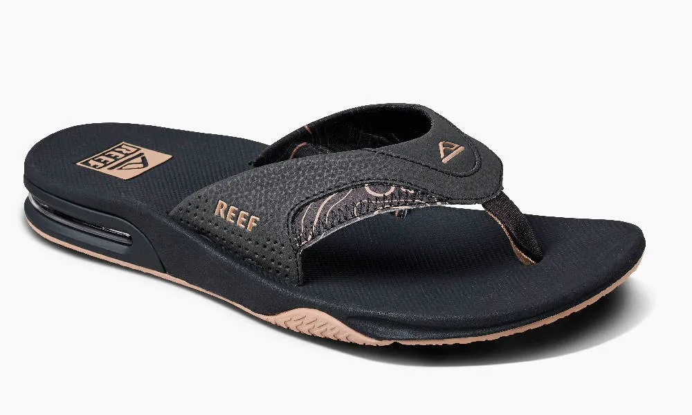 Reef Fanning Sandal-Tan Topo