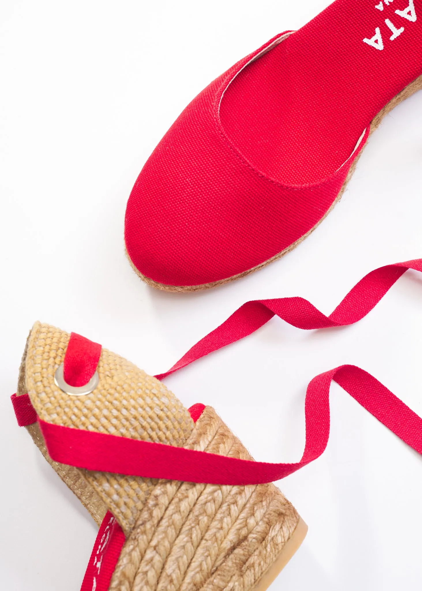 Sagaro Limited Edition Canvas Espadrille Wedges