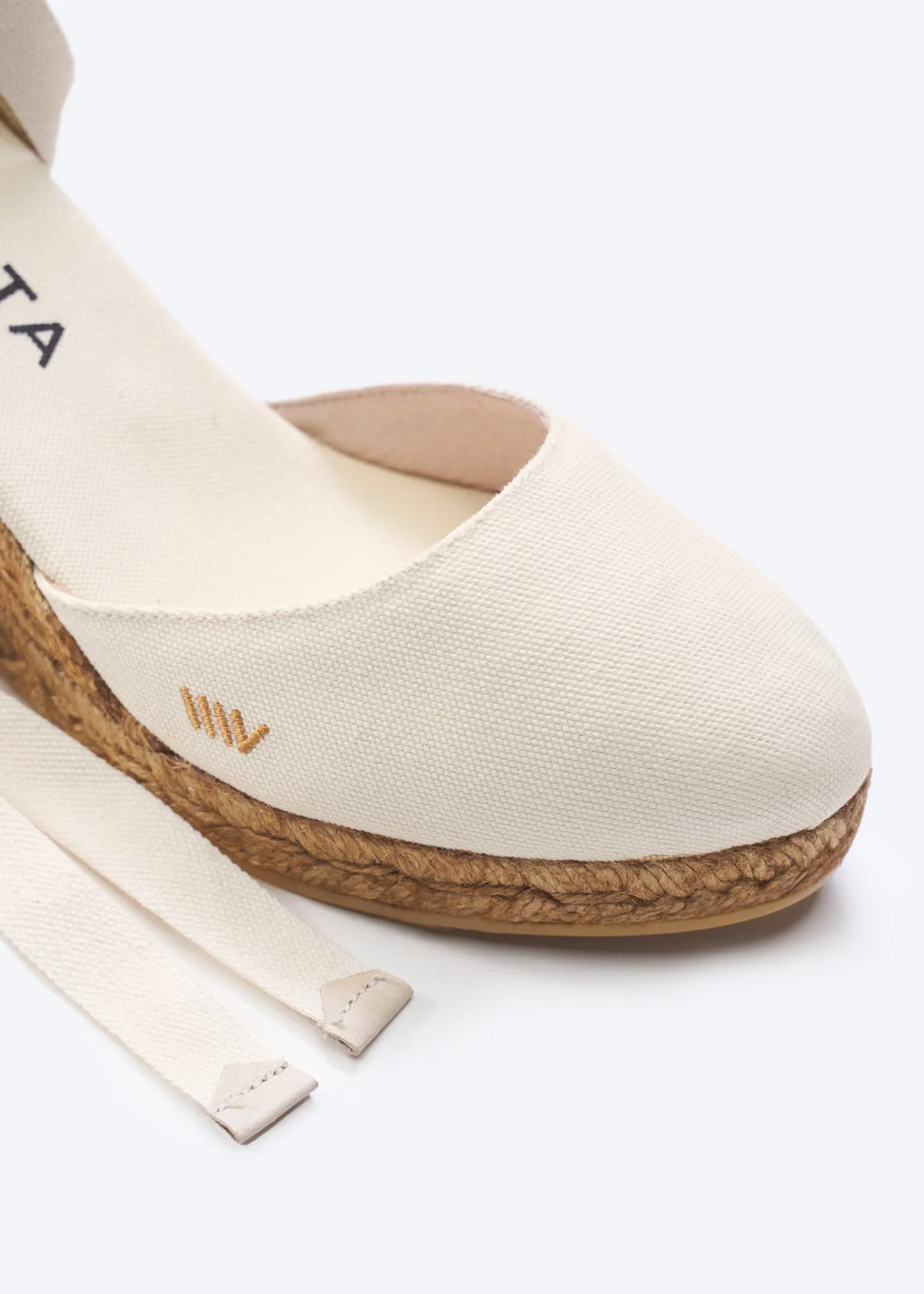 Sagaro Limited Edition Canvas Espadrille Wedges