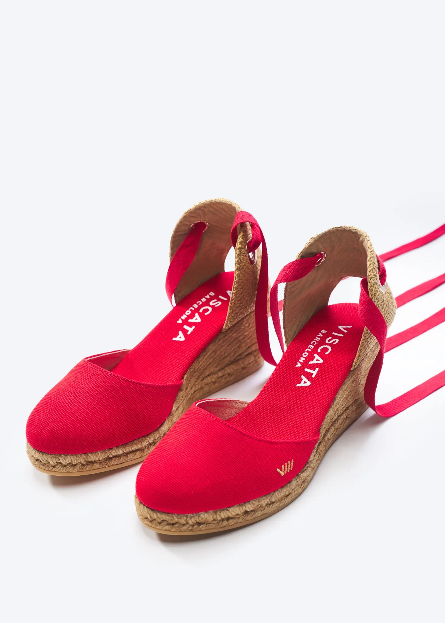 Sagaro Limited Edition Canvas Espadrille Wedges