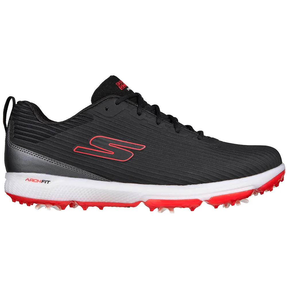 Skechers Go Golf Pro 5 Hyper Spiked Waterproof Shoes - Black/Grey